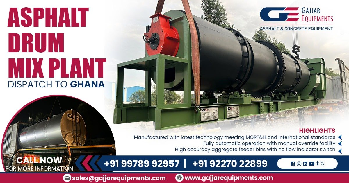 Asphalt Drum Mix Plant in Ghana