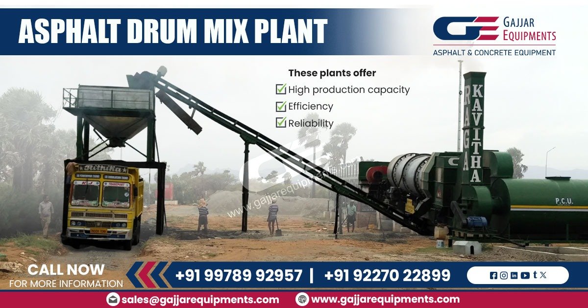 Asphalt Drum Mix Plant in Argentina