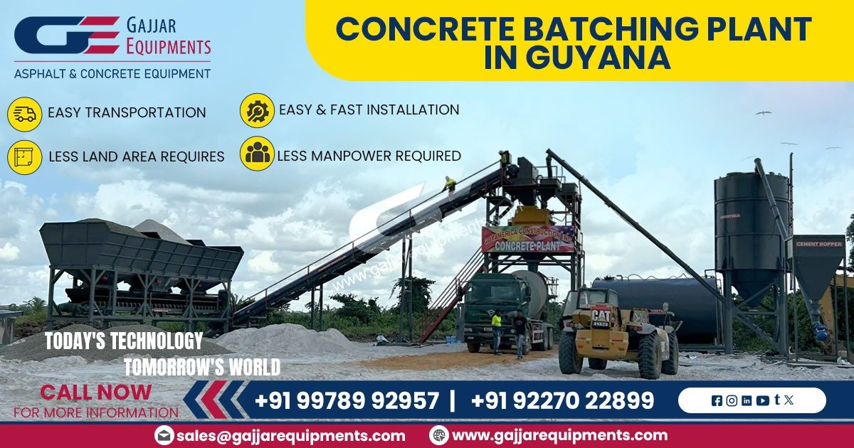 Concrete Batching Plant in Guyana