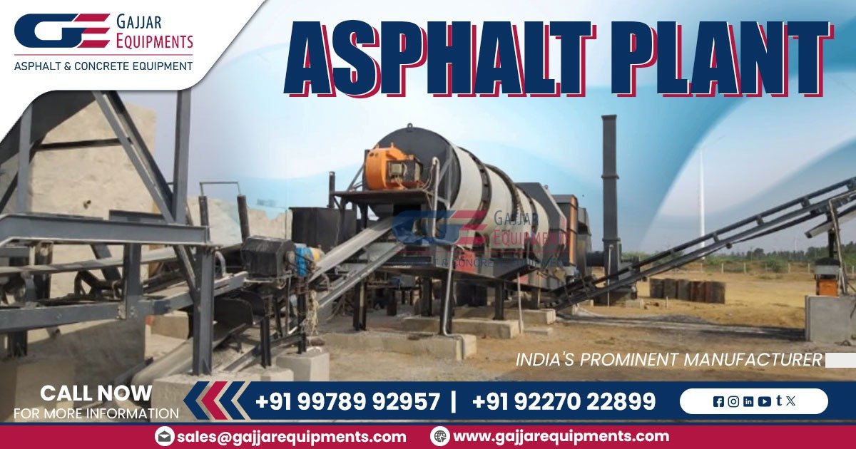 Asphalt Counter Flow Drum Mix Plant in Guyana