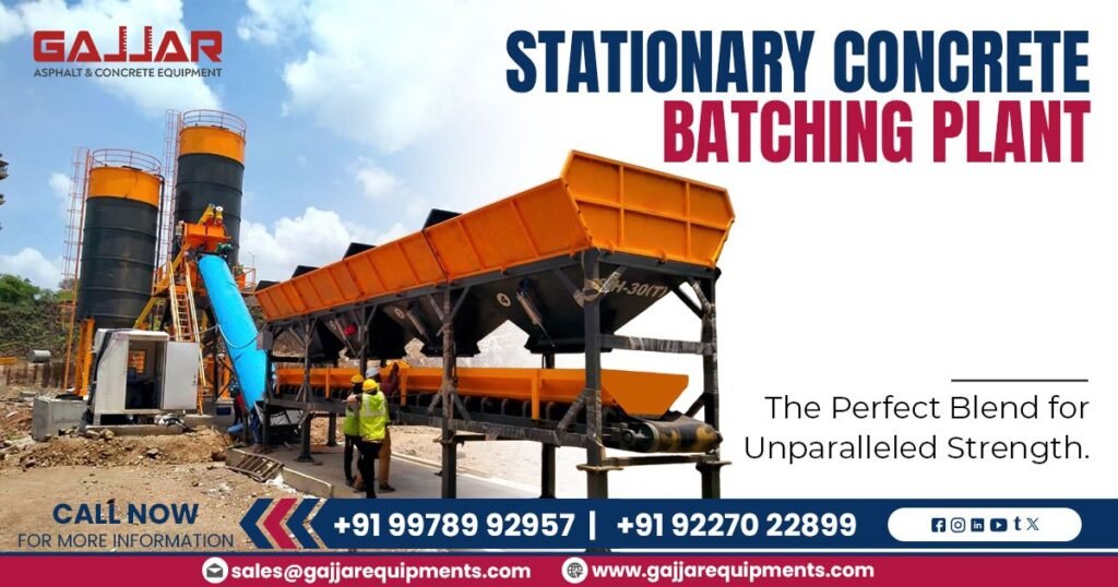 Stationary Concrete Batching Plant in United States