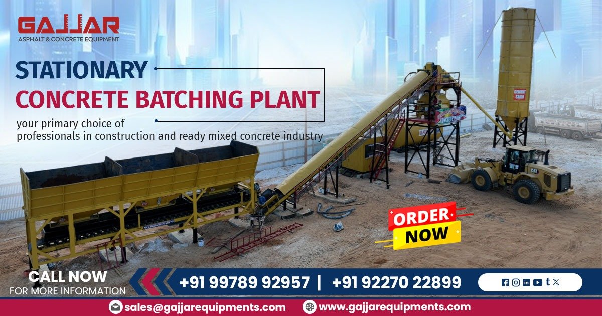 Stationary Concrete Batching Plant