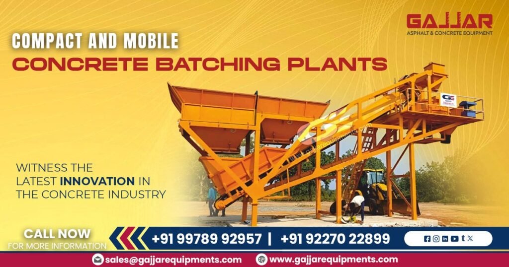 Compact and Mobile Concrete Batching Plant in Guyana