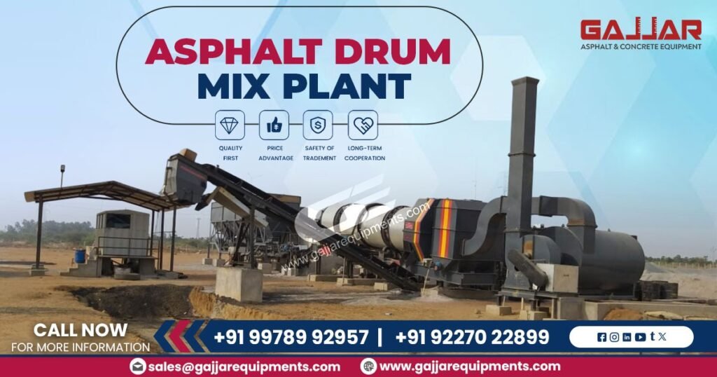 Advanced asphalt drum mix plant for Colombian road projects.