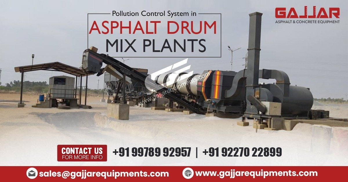 Pollution Control Systems in Asphalt Drum Mix Plants