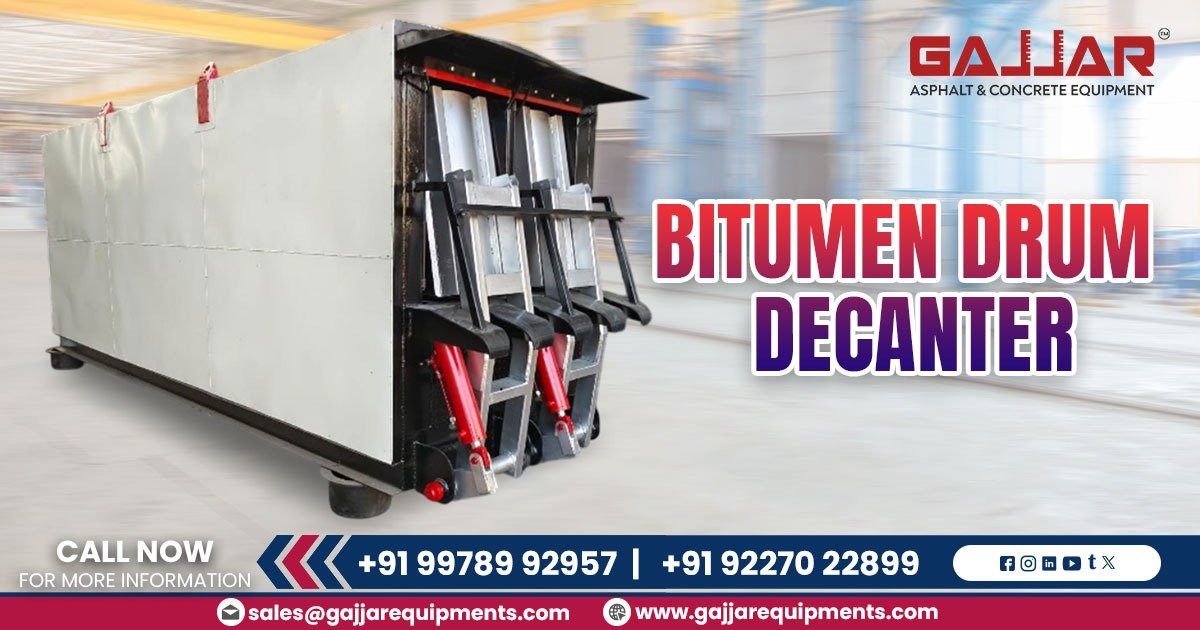 Bitumen Drum Decanter: Efficient Melting Solution for Drummed Bitumen