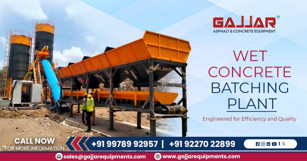 Wet Mix Concrete Batching Plant Manufacturer