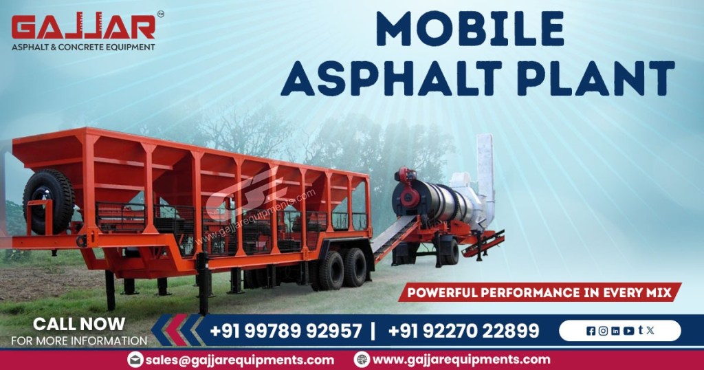 Mobile Asphalt Plant with Quick Installation