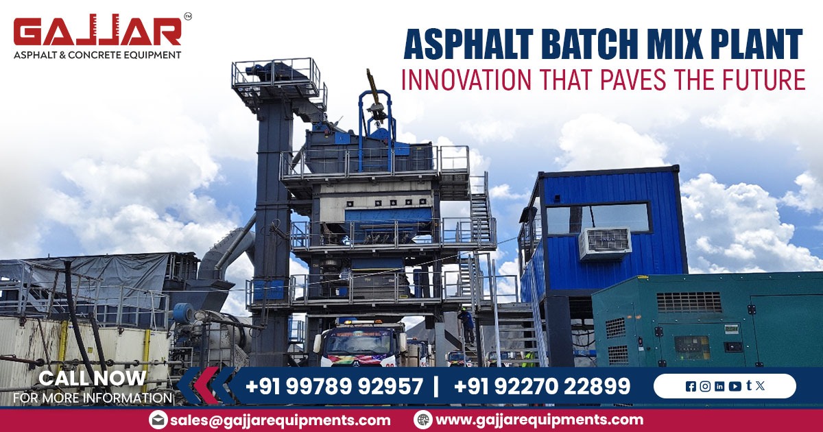 Asphalt Batch Mix Plant with Low Maintenance