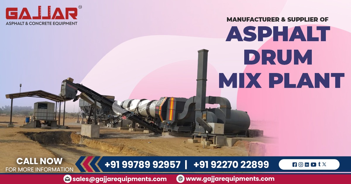 Portable Asphalt Drum Mix Plant with Quick Installation