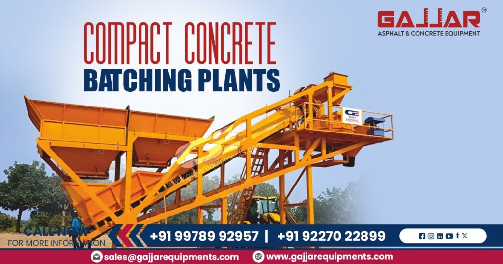 Manufacturer of Small Concrete Batching Plant