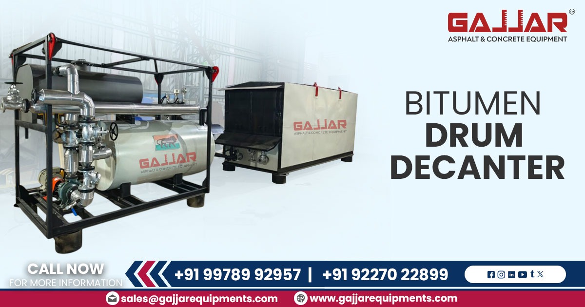 Bitumen Drum Decanter Exporter