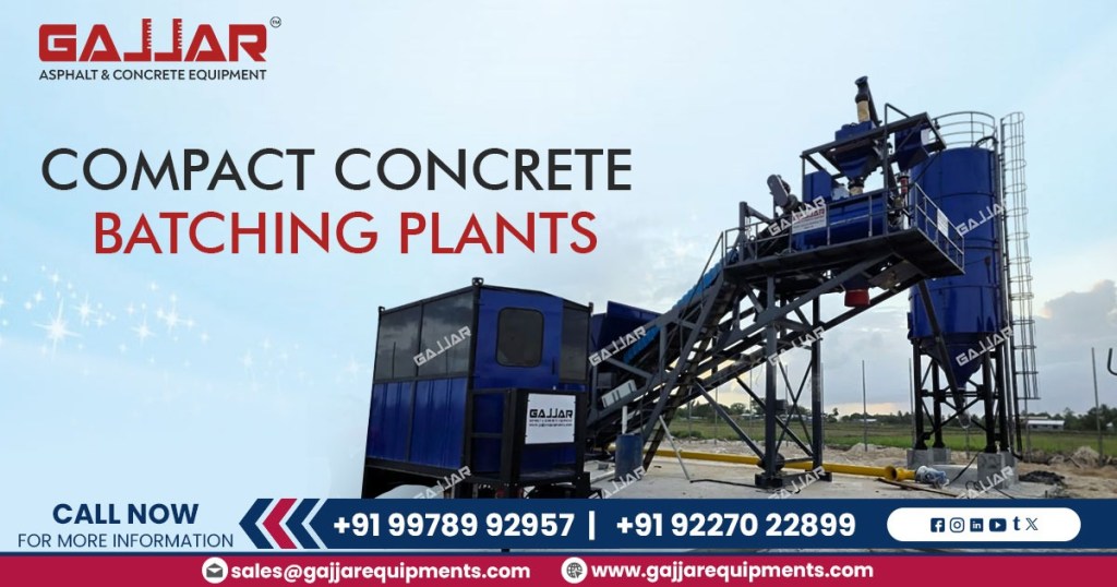 Compact Concrete Batching Plant