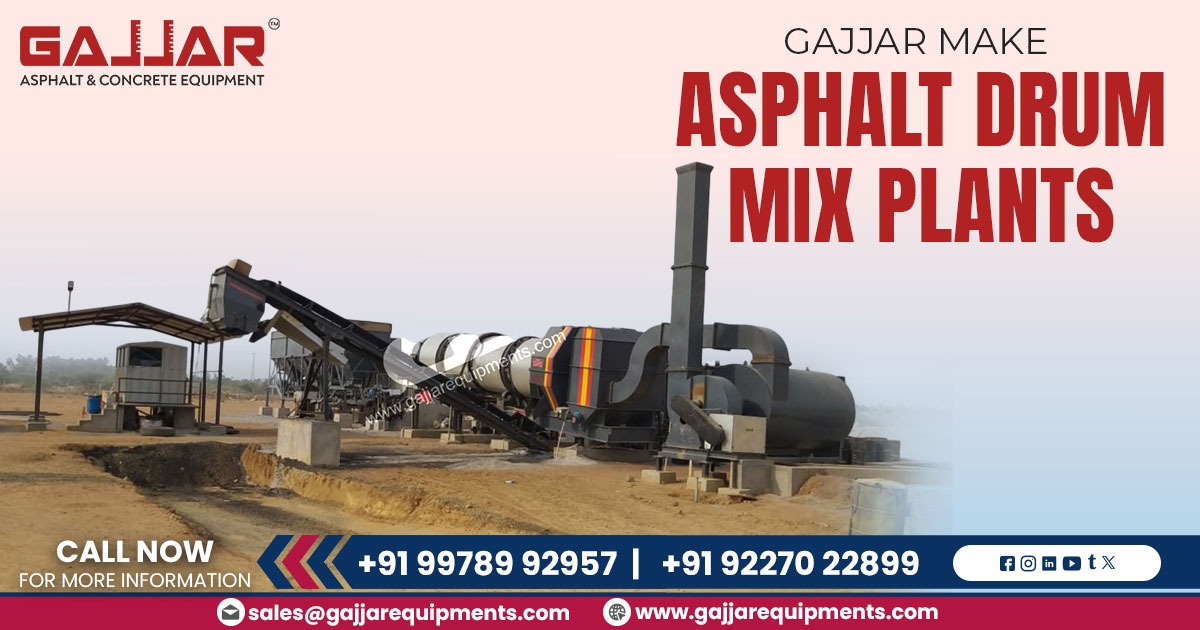 Asphalt Drum Mix Plants Manufacturer in Ahmedabad