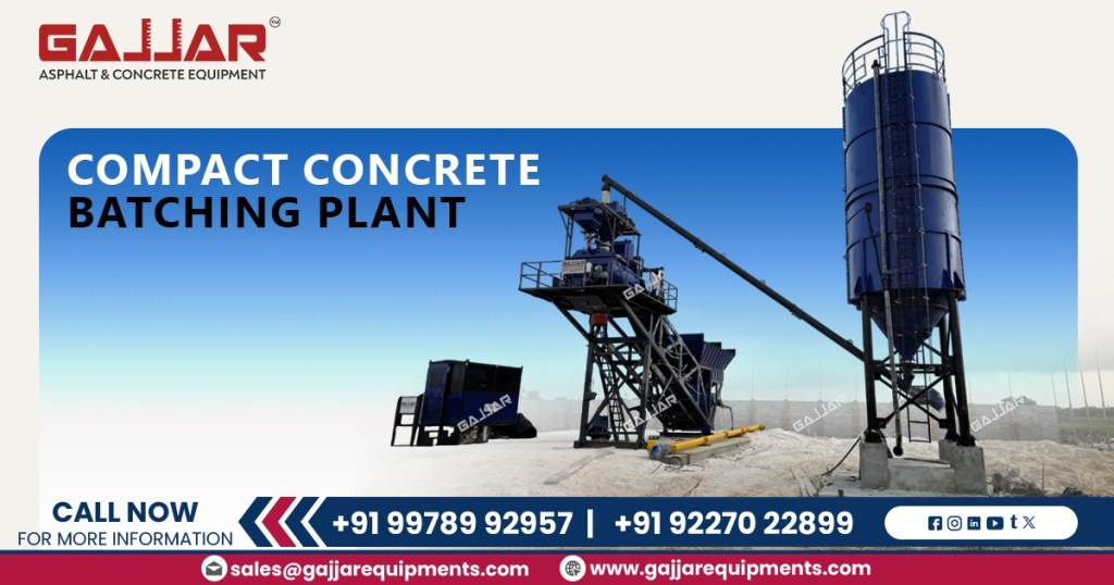 Compact Concrete Batching Plant Manufacturer