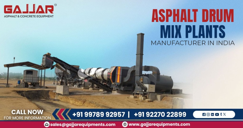 Asphalt Drum Mix Plant Manufacturer in India