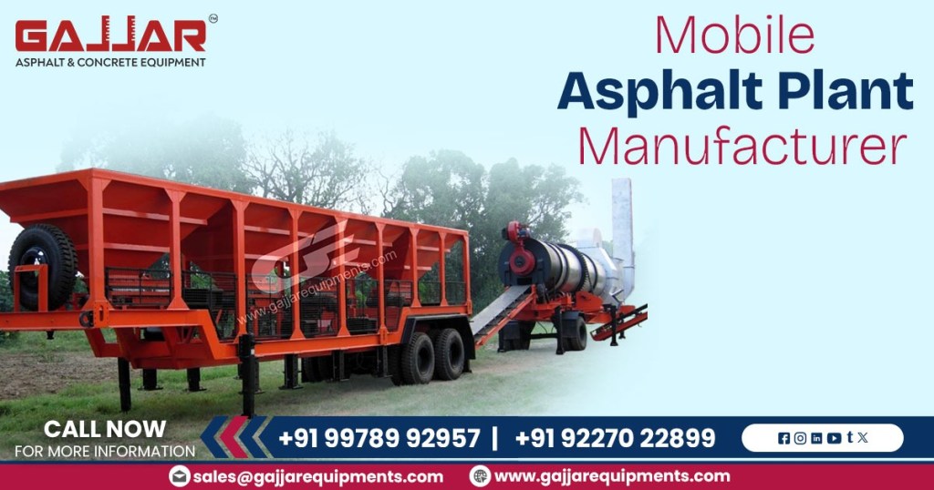 Mobile Asphalt Plant Manufacturer