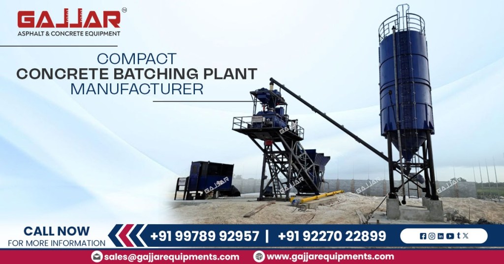 Compact Concrete Batching Plant Supplier in Tanzania