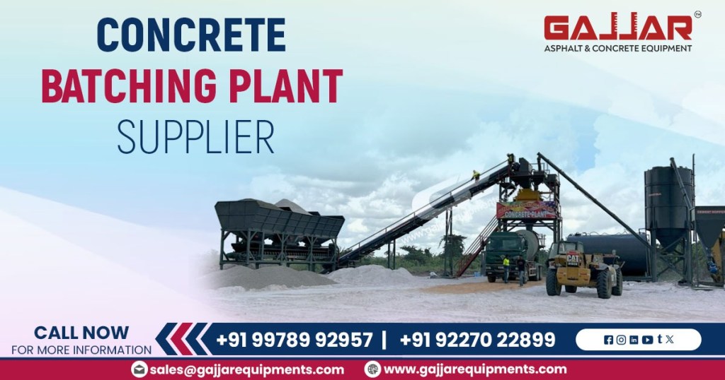 Concrete Batching Plant Supplier in Mauritius