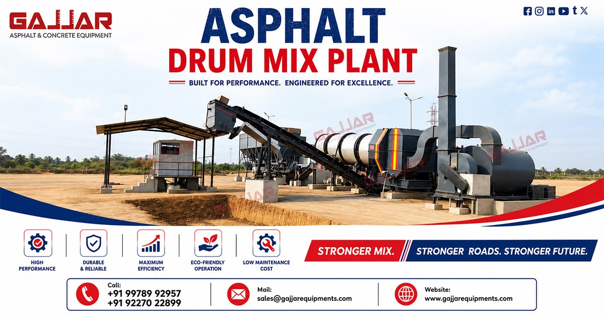 Keeping Your Asphalt Drum Mix Plant Running During the Monsoon